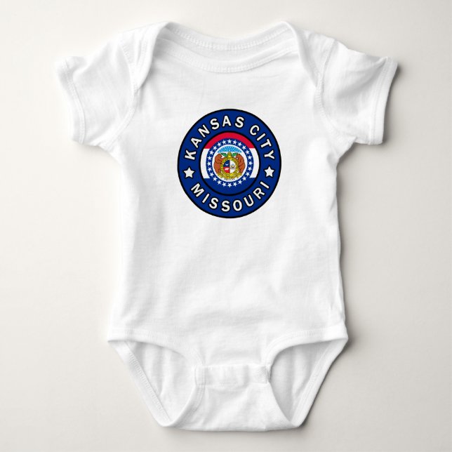 Kansas City Missouri Baby Bodysuit (Front)