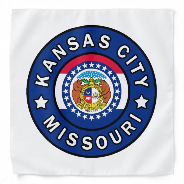 Kansas City Missouri Bandana (Front)