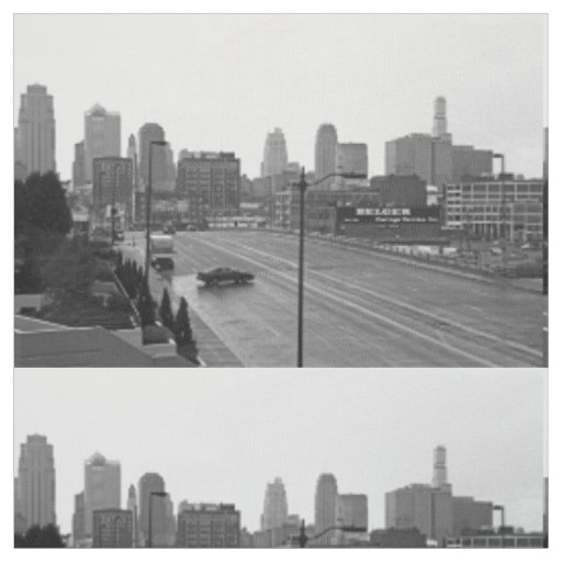 Kansas City, Missouri Cityscape Photo Fabric
