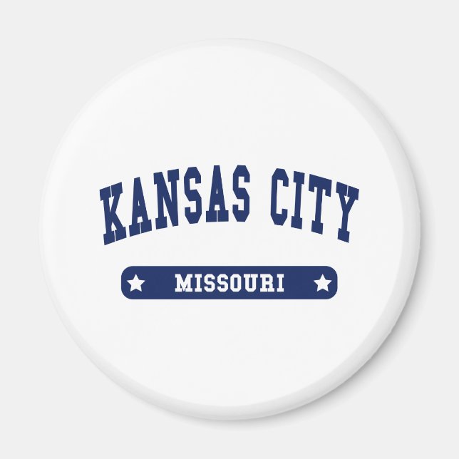 Kansas City Missouri College Style tee shirts Magnet (Front)