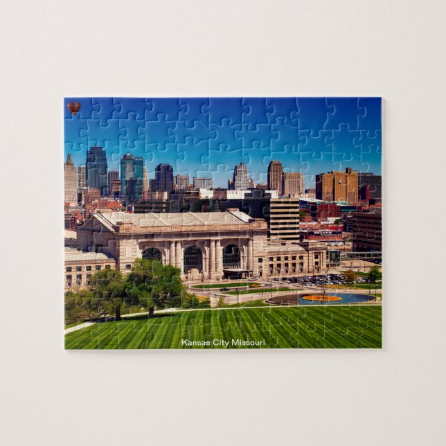 Kansas City Missouri Jigsaw Puzzle (Horizontal)