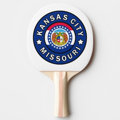 Kansas City Missouri Ping Pong Paddle