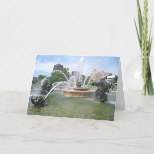 Kansas City, Missouri Plaza Fountain Card