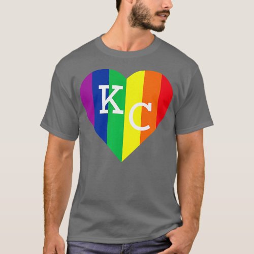 Kansas City Missouri  Rainbow Midwest KC Gay Pride T_Shirt