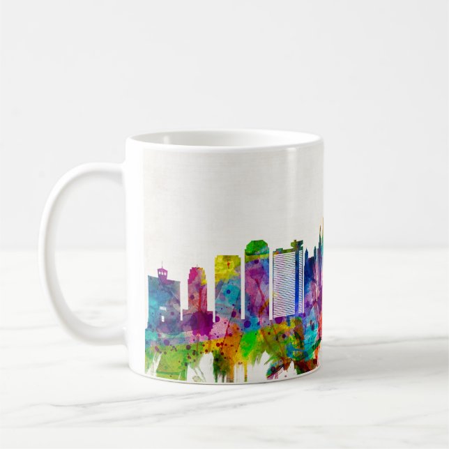 Kansas City Missouri Skyline Coffee Mug (Left)