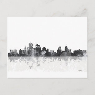 KANSAS CITY, MISSOURI SKYLINE POSTCARD