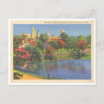 Kansas City Missouri vintage downtown skyline Postcard