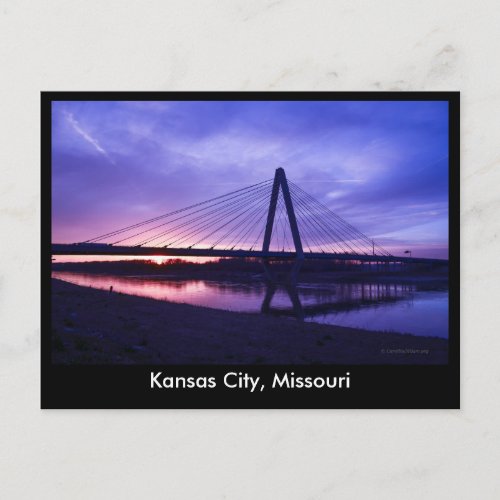 Kansas City MO _ Christopher S Bond Bridge Postcard