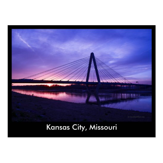 Kansas City MO - Christopher S. Bond Bridge Postcard
