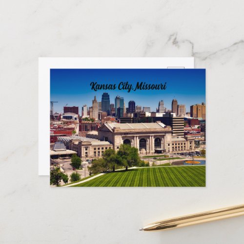 Kansas City MO Union Station    Postcard