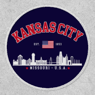 Kansas City Modern Skyline Souvenir Patch
