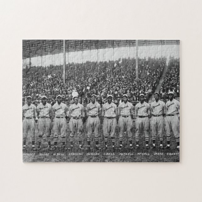 Kansas City Monarchs baseball team, 1924 Jigsaw Puzzle (Horizontal)