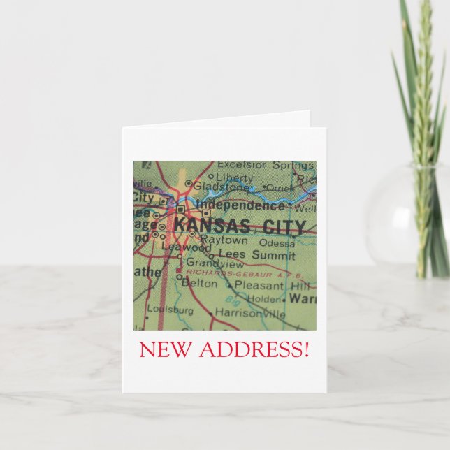Kansas City New Address announcement (Front)