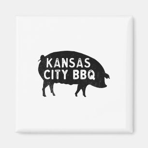 Kansas City Pig Bbq  Magnet