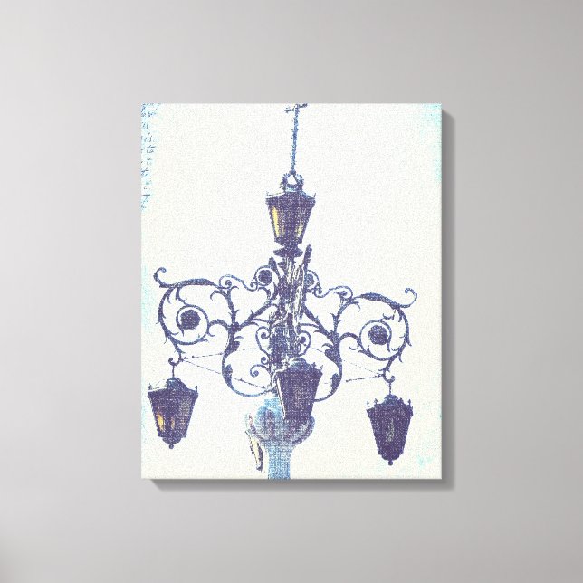 Kansas City Plaza Light Canvas Print (Front)