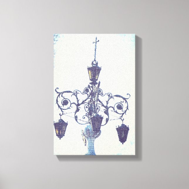 Kansas City Plaza Light Canvas Print (Front)
