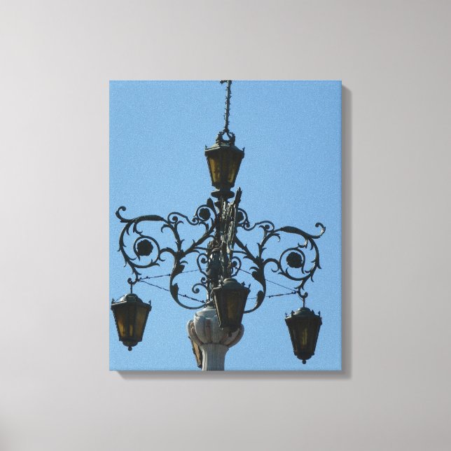 Kansas City Plaza Light Canvas Print (Front)