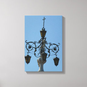Kansas City Plaza Light Canvas Print