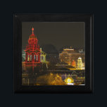 Kansas City Plaza Lights Jewelry Box<br><div class="desc">Every Thanksgiving, the Country Club Plaza in Kansas City, Missouri, comes to life with Christmas lights that glow until mid-January. The Plaza was the first shopping center in the world designed to accommodate shoppers arriving by automobile. Established in 1922 by J. C. Nichols, the Plaza was designed architecturally after Seville,...</div>