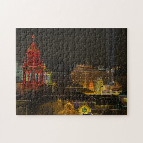 Kansas City Plaza Lights Jigsaw Puzzle