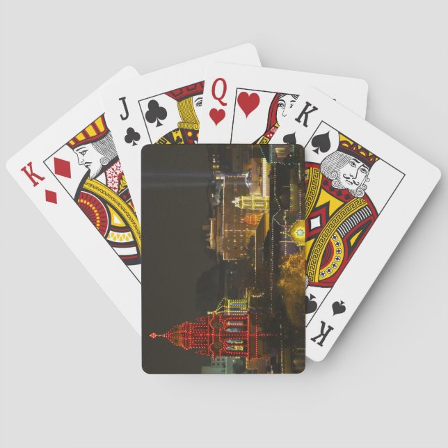 Kansas City Plaza Lights Poker Cards (Back)
