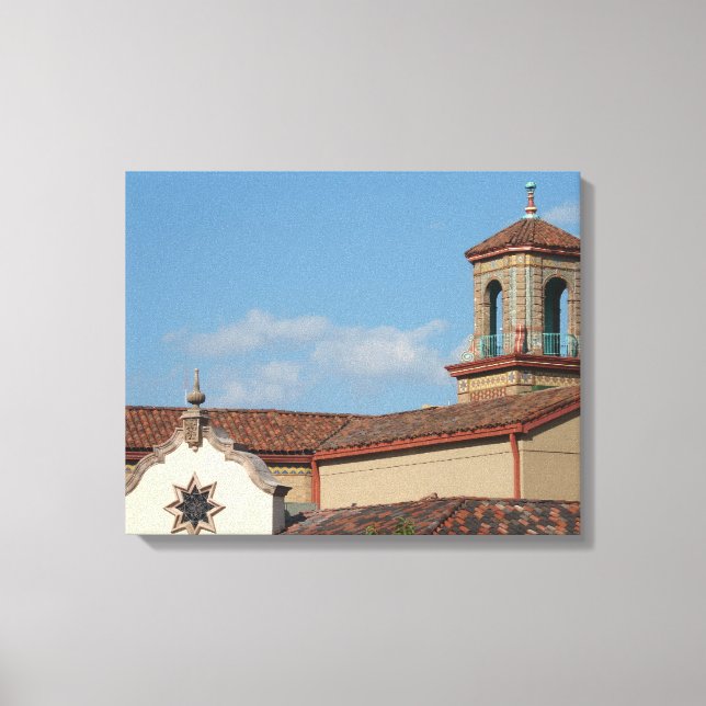 Kansas City Plaza Rooftops Canvas Print (Front)
