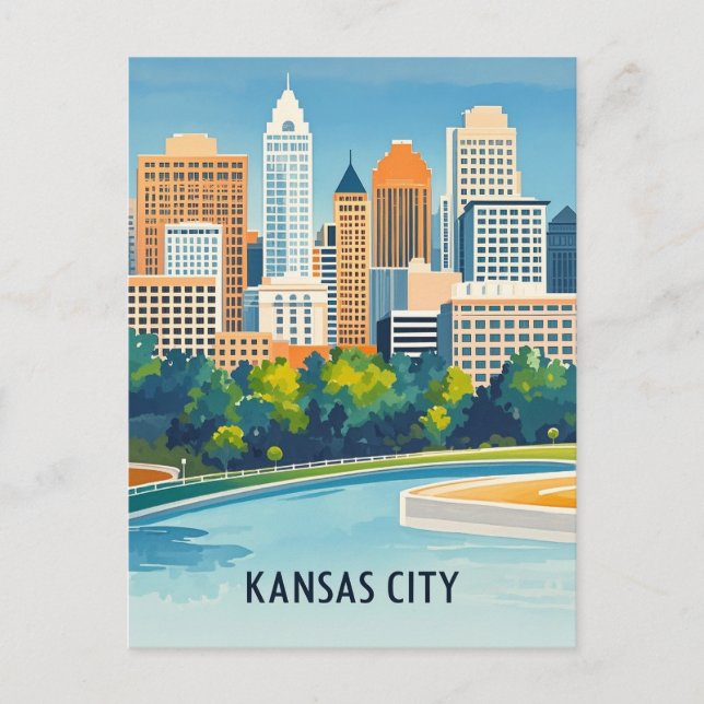 Kansas City Postcard (Front)