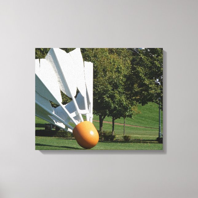 Kansas City Shuttecock Canvas Print (Front)
