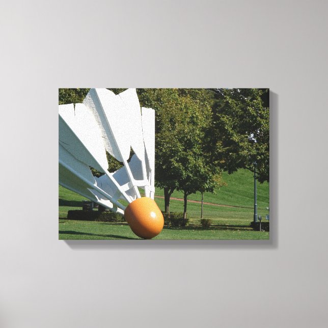 Kansas City Shuttecock Canvas Print (Front)
