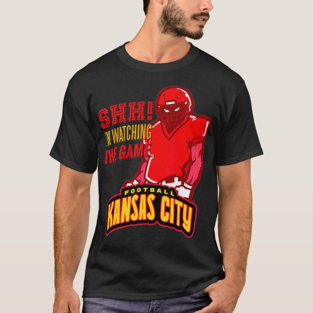 Kansas City Sinister Retro Chief  KC BBQ Pajamas T T-Shirt (Front)