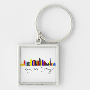 Kansas City Skyline Keychain