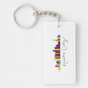 Kansas City Skyline Keychain