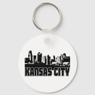 Kansas City Skyline Keychain
