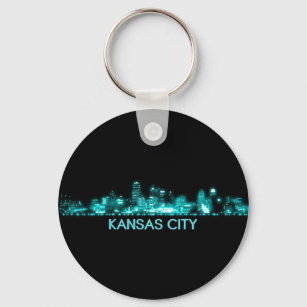 Kansas City Skyline Keychain