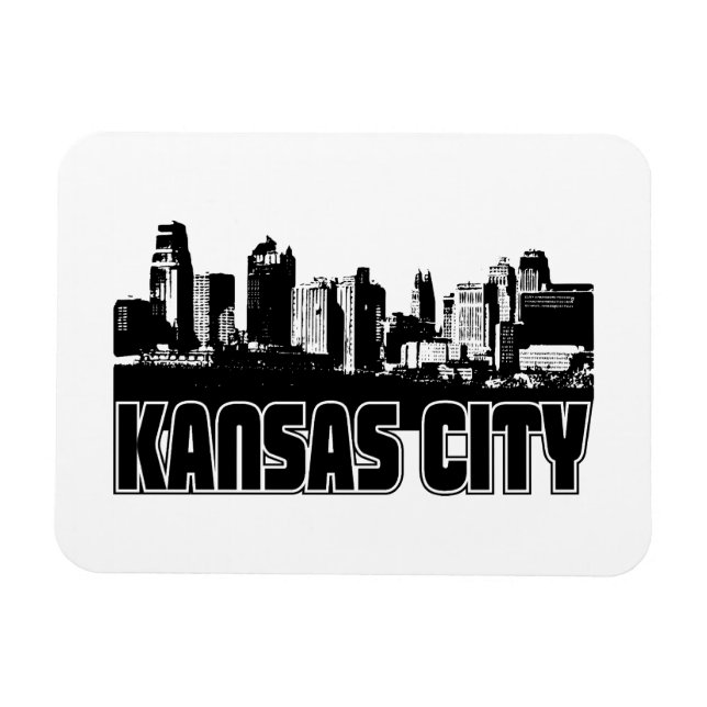 Kansas City Skyline Magnet (Horizontal)