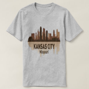 Kansas City Skyline Missouri Graphic T‑Shirt T-Shirt