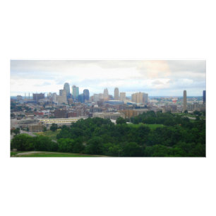 Kansas City Skyline Photo Card