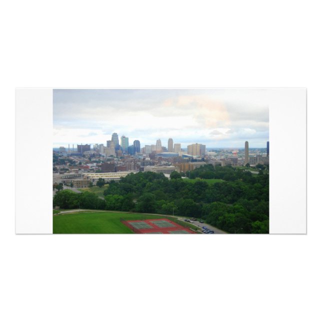 Kansas City Skyline Photo Card (Front)