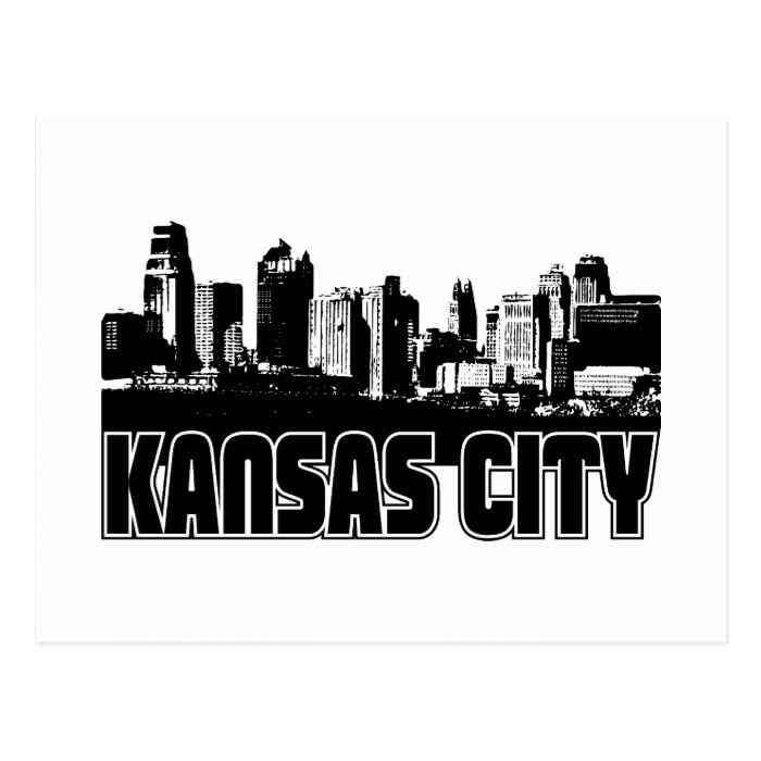 Kansas City Skyline Postcard Zazzle