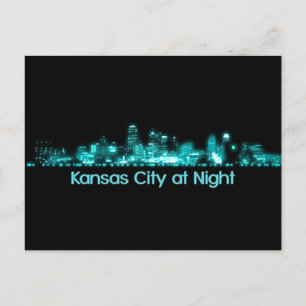 Kansas City Skyline Postcard