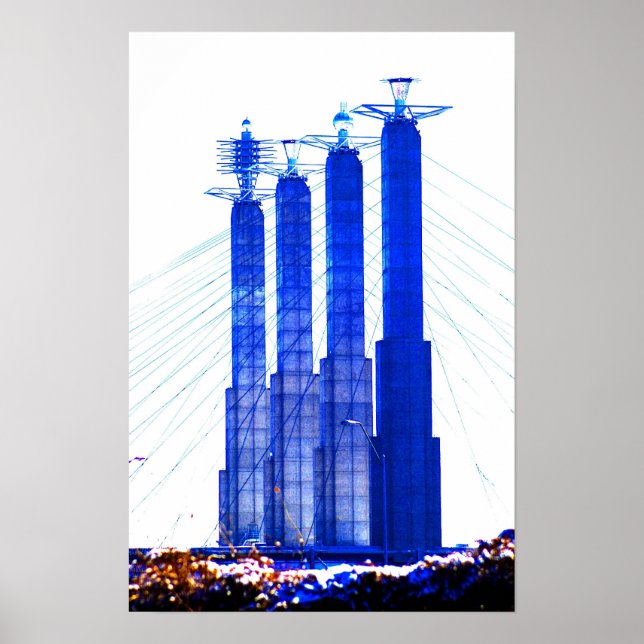 Kansas City Skyline poster (Front)