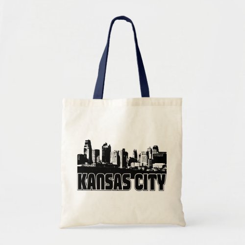 Kansas City Skyline Tote Bag