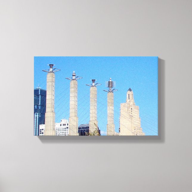 Kansas City Space Aliens Canvas Print (Front)