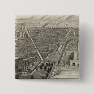 Kansas City Stock Yards, Kansas City, Kansas Pinback Button