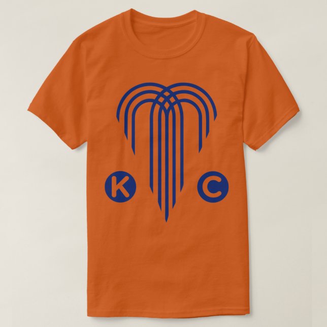Kansas City The City of Fountains T-Shirt (Design Front)