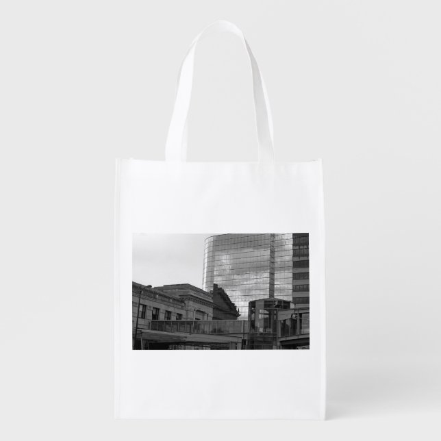 Kansas City The Link Architecture Photo Grocery Bag (Front)