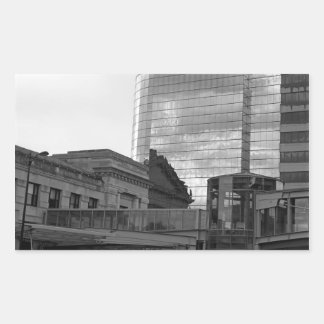 Kansas City The Link Architecture Photo Rectangular Sticker