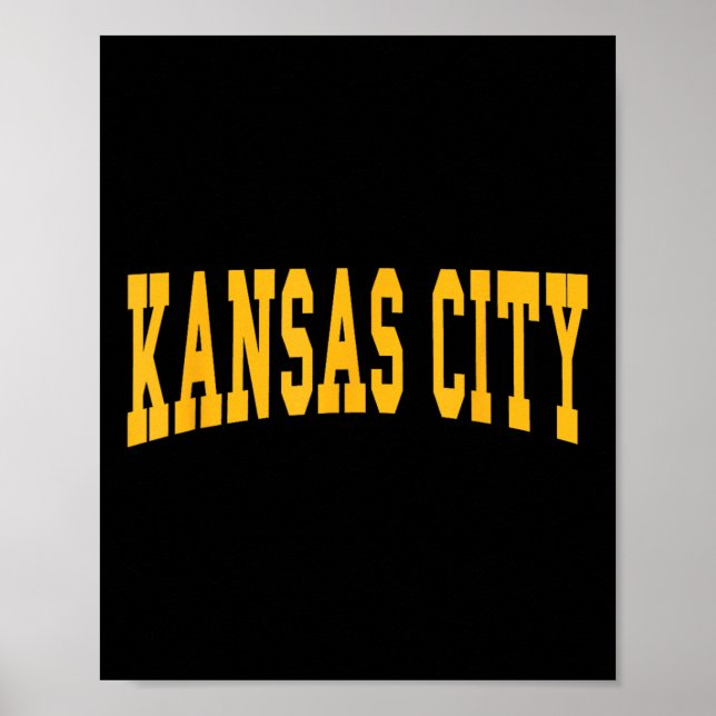 Kansas City - Throwback Design - Clic  Poster (Front)
