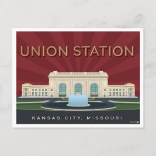 Kansas City Union Station - Postcard