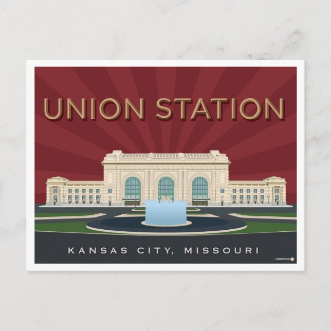 Kansas City Union Station - Postcard (Front)